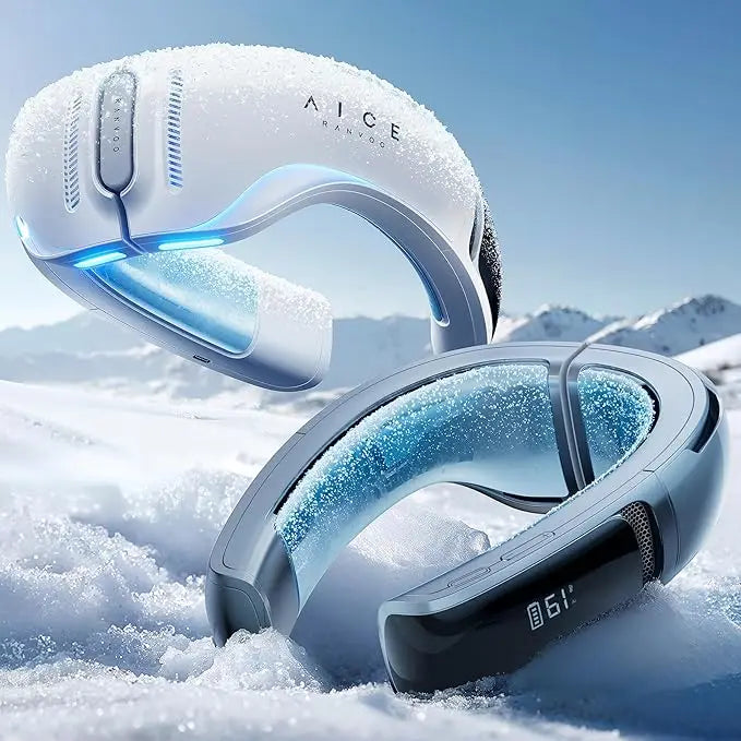 Civpower Portable Neck Fan – Mini Wearable Air Conditioner & Bladeless Neck Cooler - dropezie