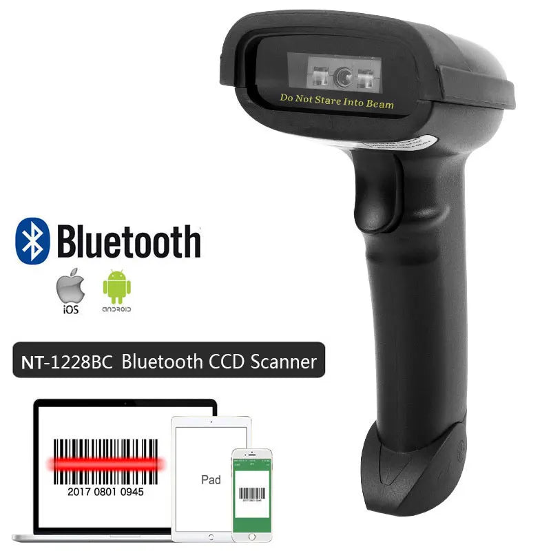 NETUM L5 Wired 2D Barcode Scanner  and NT-1228BL Wireless Bluetooth 2D QR PDF417 Bar Code Reader for POS  Inventory