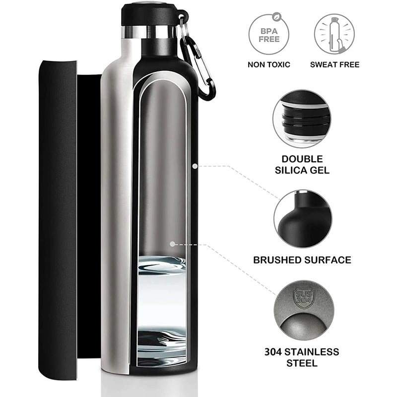 best water bottle for travel stainless steel 1000ml.