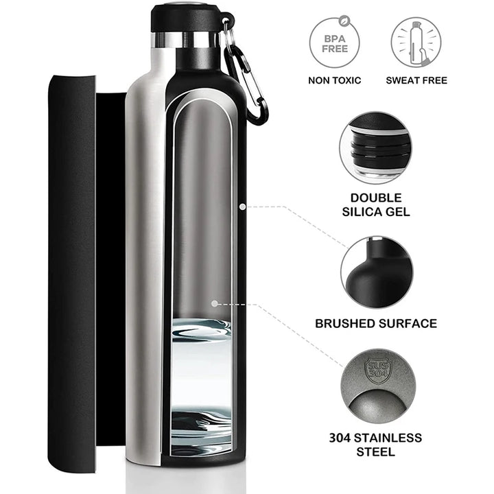 best water bottle for travel stainless steel 1000ml.