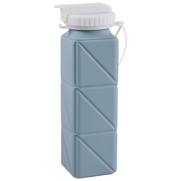 silicone foldable water bottle BPA free.