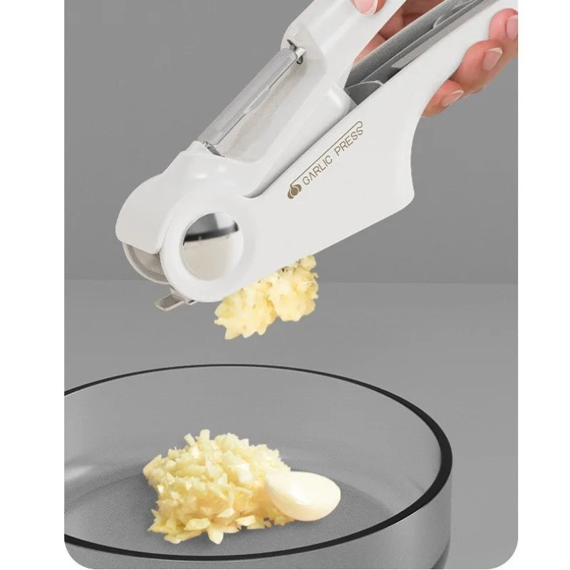 Multifunction Garlic Press Crusher Kitchen Cooking Ginger Squeezer Peeler Masher Handheld Ginger Mincer Tool Kitchen Accessories