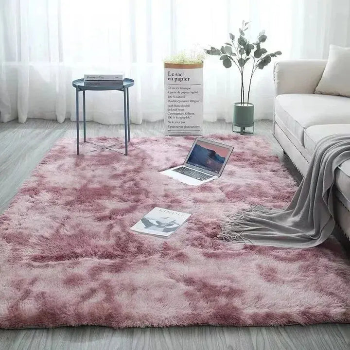 cozy velvet area rug