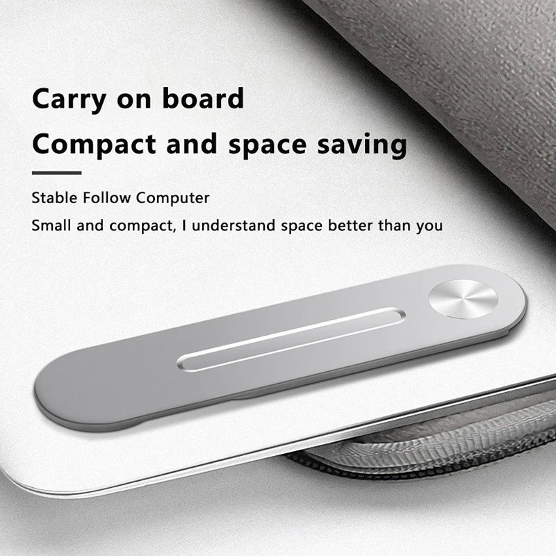 Magnetic Laptop Phone Holder Screen Side Mount Foldable Adjustable Phone Stand Folding Monitor Expansion Bracket for Iphone 15