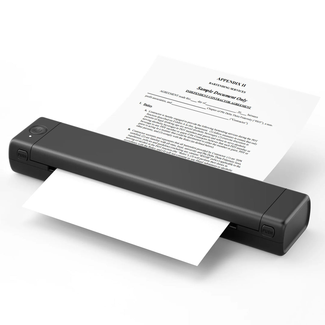 A4 Thermal Printer M08F Wireless Tattoo Transfer Bluetooth USB Mobile Printer Machine Text PDF Document Design Tattoo Printing