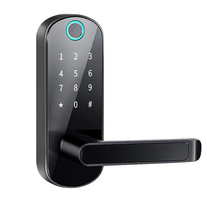 B68A Tuya Wifi Smart Fingerprint Door Lock App Remote Control Keyless WIFI Digital Touchscreen Lock NFC IP67
