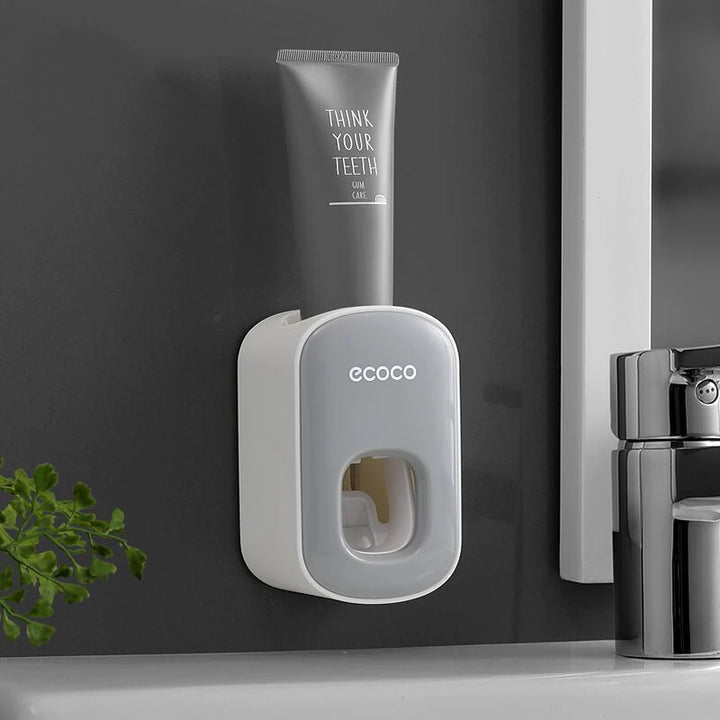 Automatic Toothpaste Dispenser Wall Mounted Toothpaste Rack Bathroom Accessories Waterproof Toothpaste Squeezer