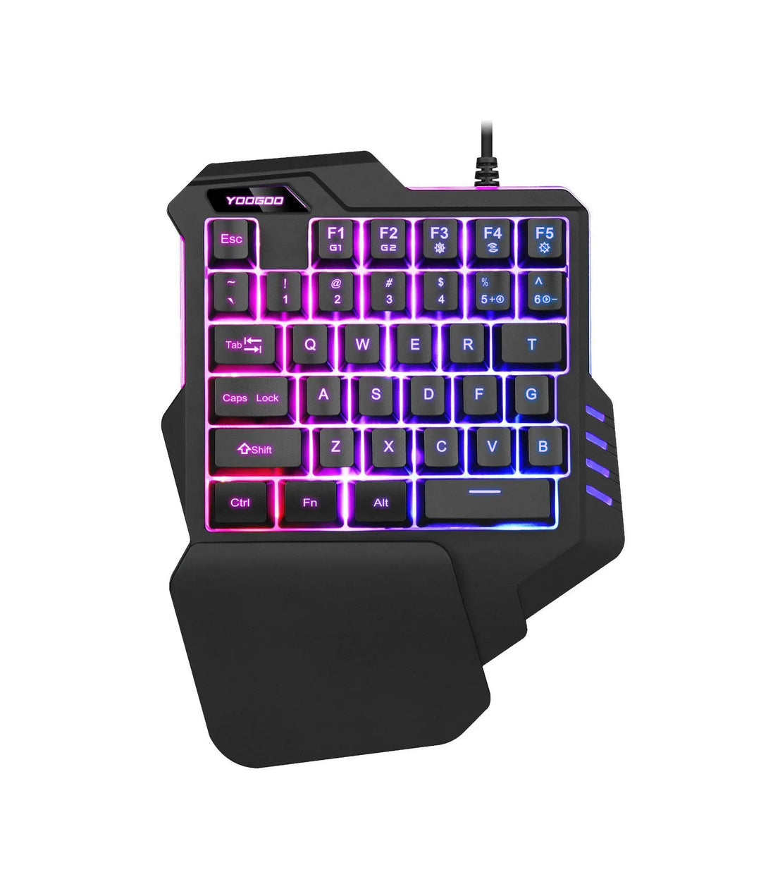 G92 One-handed Keyboard Mechanical Feel Game Left Pistol God Throne Ergonomic Wired Mobile Game Keyboard