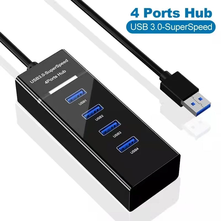 4 Ports 2.0 3.0 USB HUB Splitter High Speed Multi Splitter USB Adapter Expander Cable For Desktop PC Laptop Adapter USB HUB