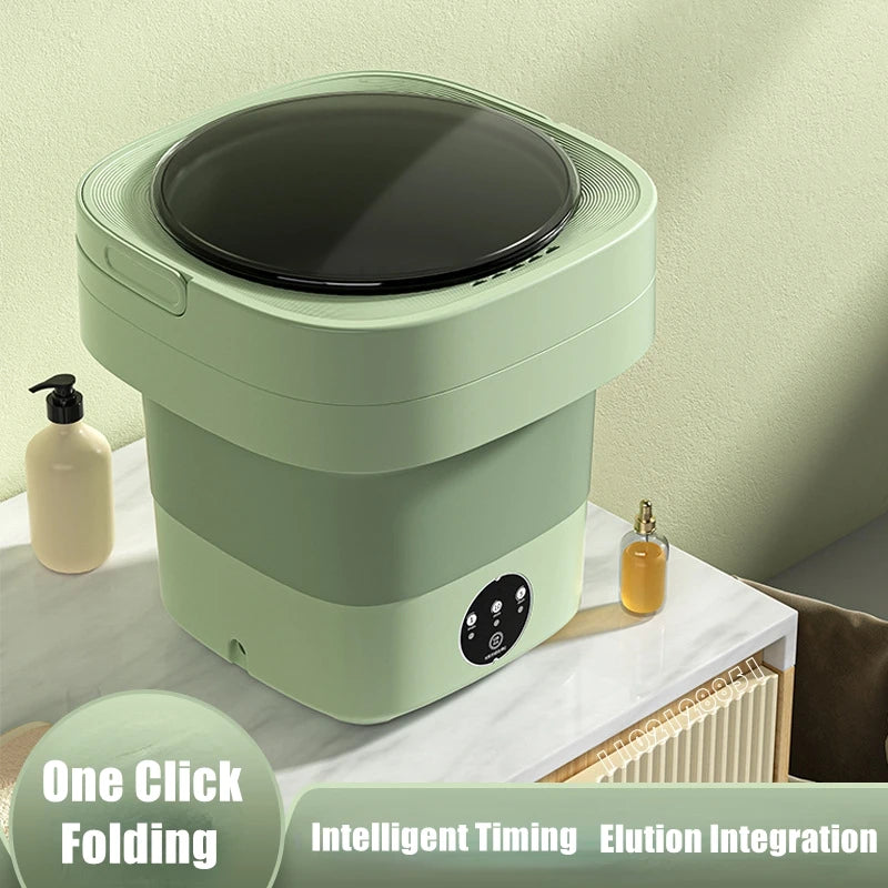 Foldable Mini Washing Machine For Socks Underwear Panties Portable Mini Washing Machine Big Capacity 3 Models With Spinning Dry