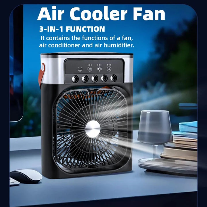 portable air cooler with LED light