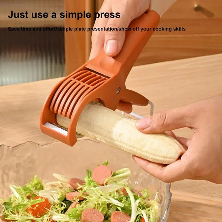 Handheld Fruit Cutter – Multi-Use Chopper for Home & Travel