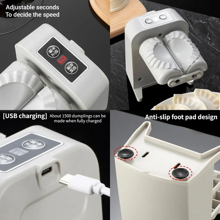 Automatic Electric Dumpling Maker Machine Dumpling Mould Pressing Dumpling Skin Electric Empanadas Ravioli Kitchen Accessories