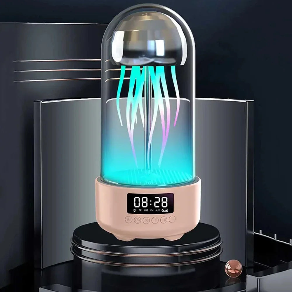 aesthetic rgb bluetooth speaker with deep bass sound