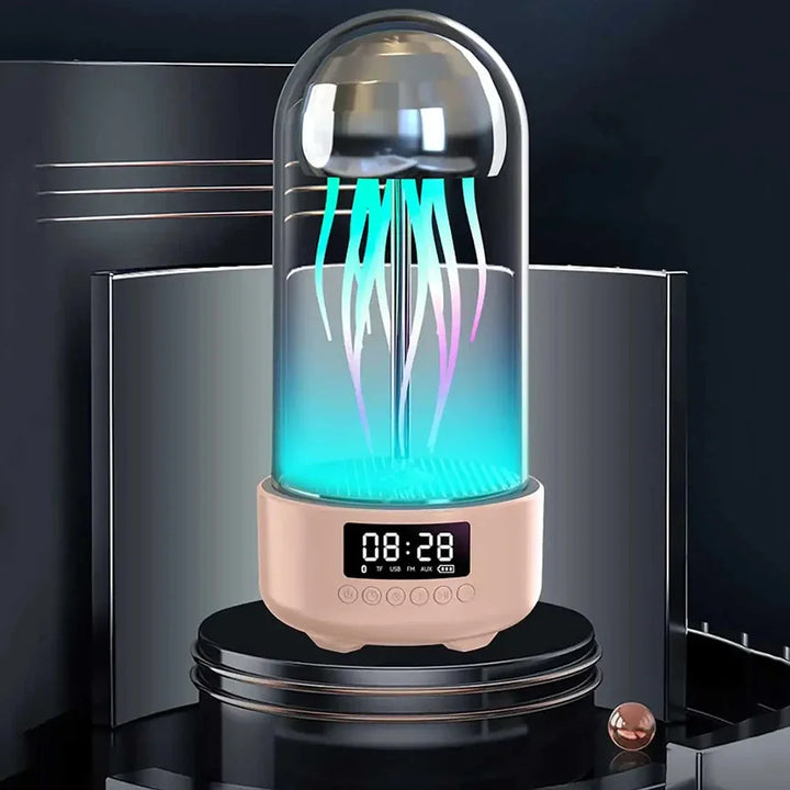 aesthetic rgb bluetooth speaker with deep bass sound