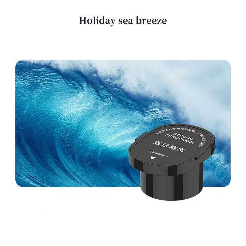New Smart Car Air Freshener Rechargeable Car Aroma Diffuser Cloud Mist with Sound Pickup Lamp RGB Light for Automotive Interior