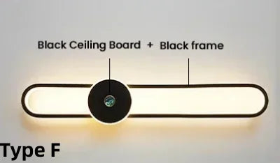 "bedroom led wall sconce light fixture"
