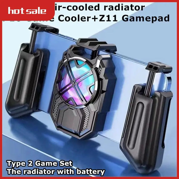 Mobile Phone Auxiliary Game Handle With Cooler Fan For PUBG Gamepad Controller With Gaming Spare Parts Games Cooler