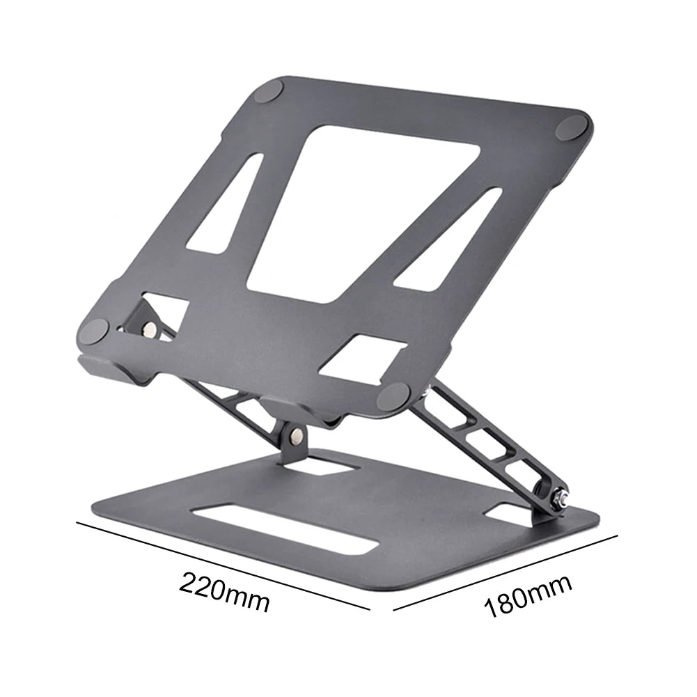 Gaming PC Laptop Cooler ABS/Aluminum Alloy 2/4 Silent Fan Foldable Laptop Cooling Pad Support Portable Height Adjustable Stand