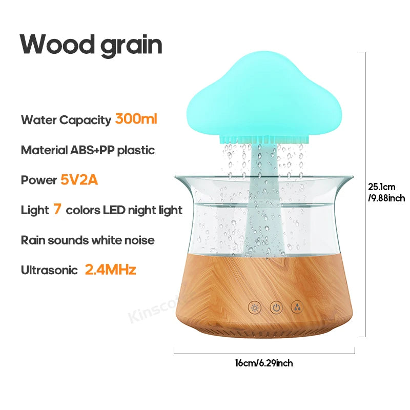 quiet cloud diffuser with mist and light USA first shipping