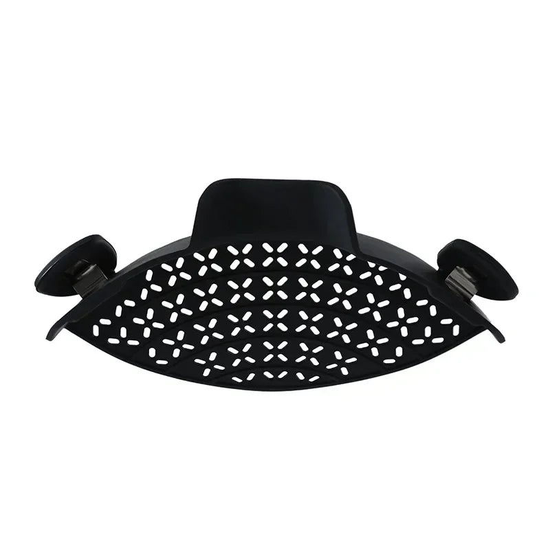 Universal Silicone Clip-on Pan Pot Strainer Anti-spill Pasta Pot Strainer Food Grade Rice Fruit Colander Strainer Kitchen Items