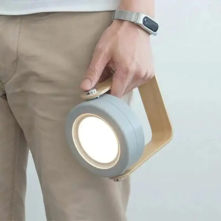 1pc LED Night Light Rechargeable Portable with Soft Eye-Caring Glow Touch Control Adjustable Brightness Sleek Design for Bedroom