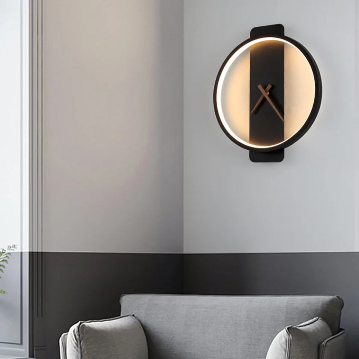 energy saving led wall clock for home