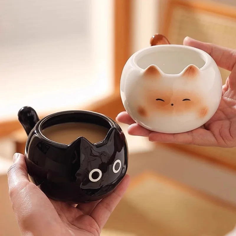 cute cat mug for coffee lovers