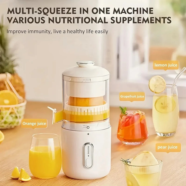 Home Travel 1500mAh Rechargeable Juicer For Lemon Orange Citrus 45W  Wireless Blender Automatic Separation Raw Electric Juicer