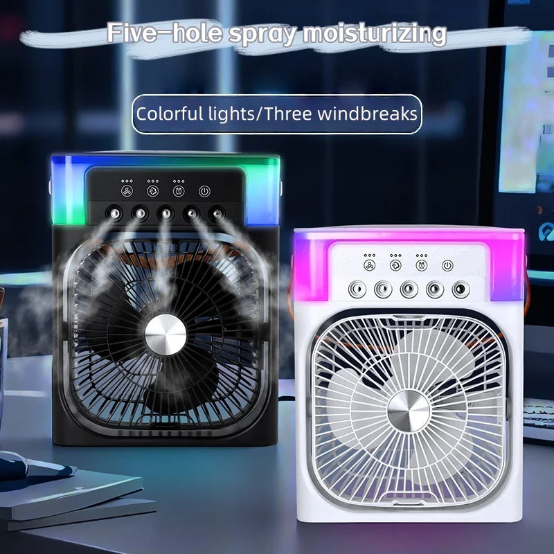 3-in-1 air cooler humidifier and night lamp