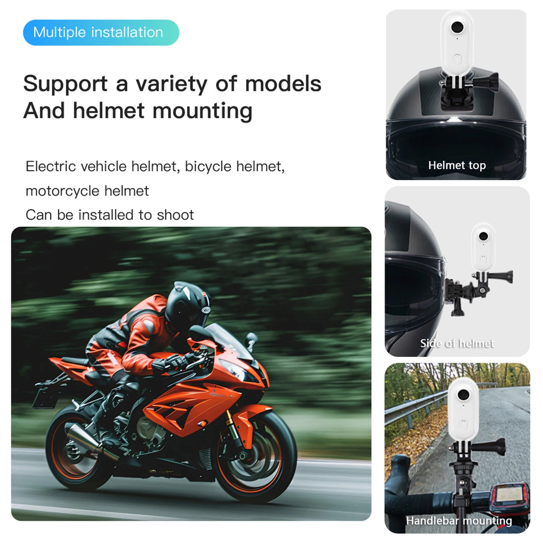 1080P Tiny Action Camera WiFi Sports Camera 120° Wide Angle Lens Video Camera with Magnetic Lanyard Back Clip Water Resistant