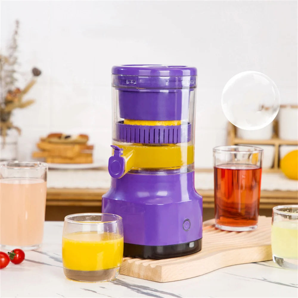 CAUKINS Electric Orange Juicer Lemon Juicer Squeezer Usb Rechargeable Citrus Juicer Machines Usb Rechargeable Portable Blender
