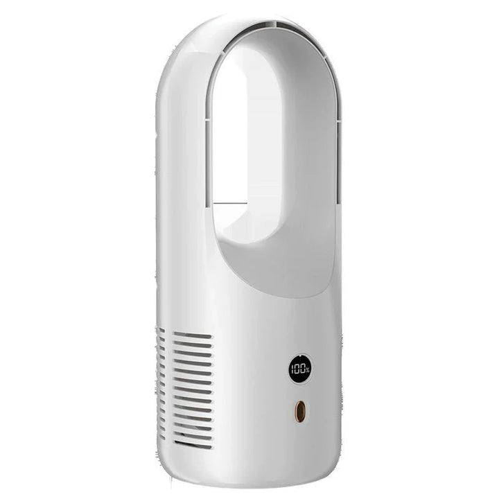 Bladeless Fan Household Air Conditioning Fan High Wind Student Dormitory Cooling Fan Rechargeable USB Electric Fan