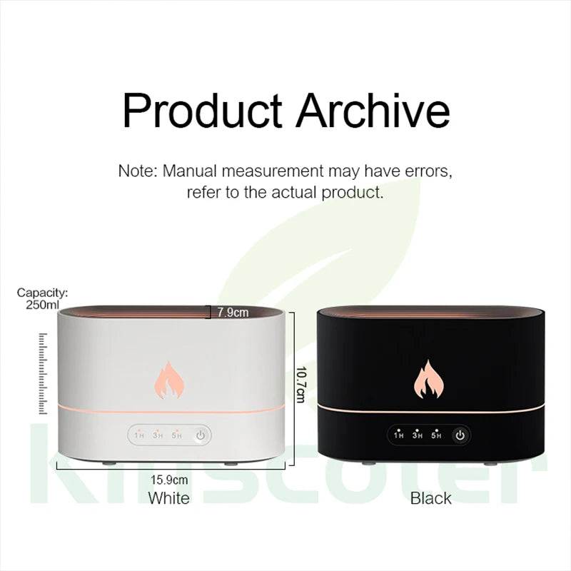 LED night light humidifier with timer function