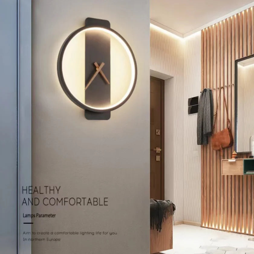 "digital led wall clock for office and hotel"