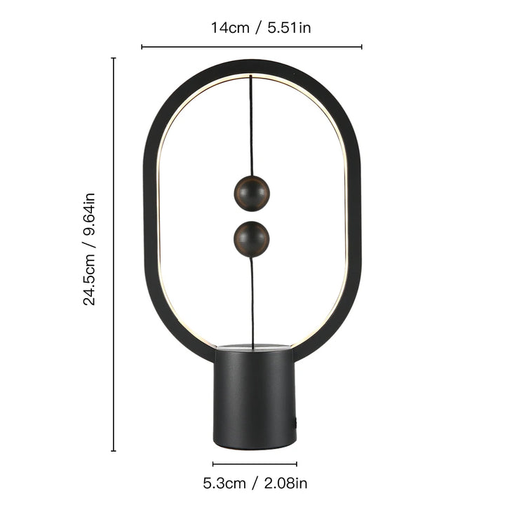 C2 Creative Desk Table Lamp Light LED Mini Balance Light Night Light Balance Lamp USB Bedside Night Lamp Decorative For Bedroom