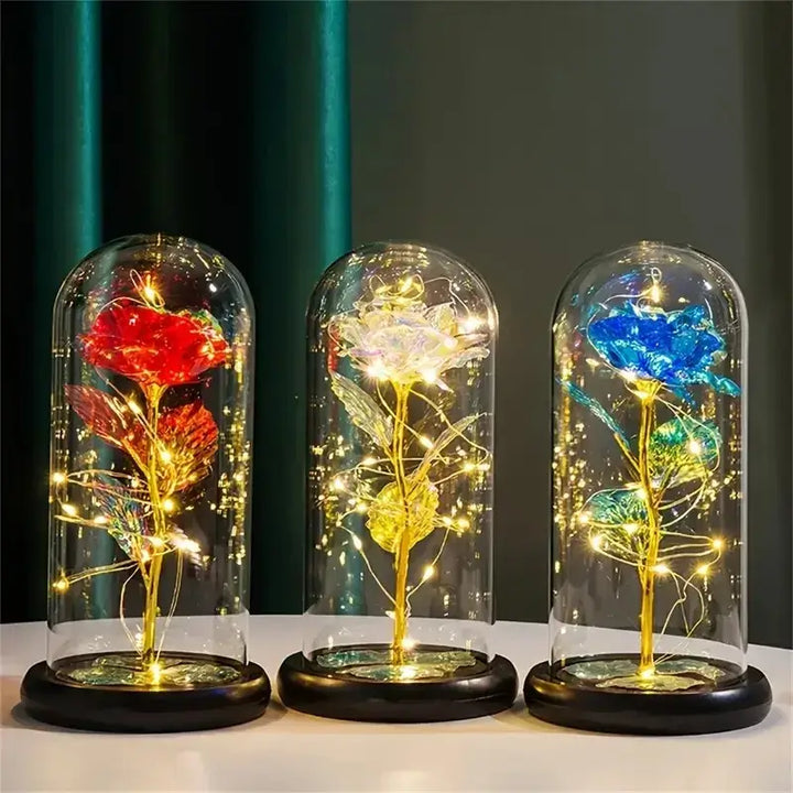 LED rose light for mom or girlfriend gift