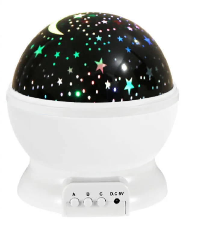 Starry Projector Night Light Rotating Sky Moon Projection Lamp Galaxy Night Lamps Starlight Christmas Lights for Gift