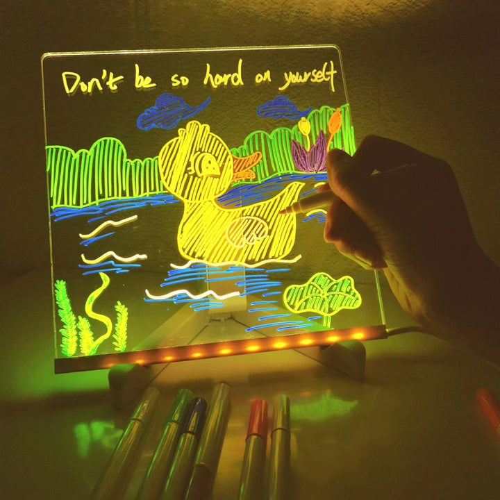 usb erasable led writing board for kids
