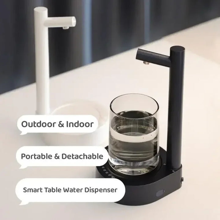 Portable Desktop Electric Water Dispenser Bottle Pump Barreled with USB Charging Automatically Drink for Home Office Outdoor