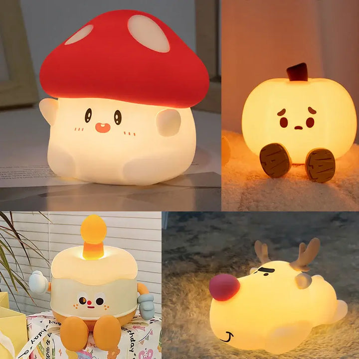 baby nursery mushroom LED night lamp - USA first shipping