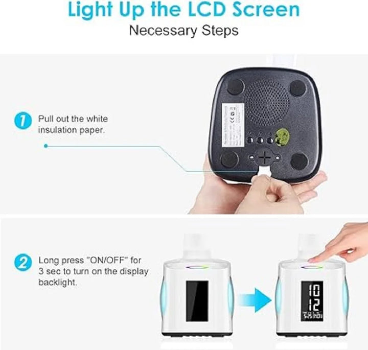 Study LED smart Desk Lamp with 10W USB Charging Port&Screen&Calendar&Colors Night Light Kids Dimmable Table Lamp with Pen Hold