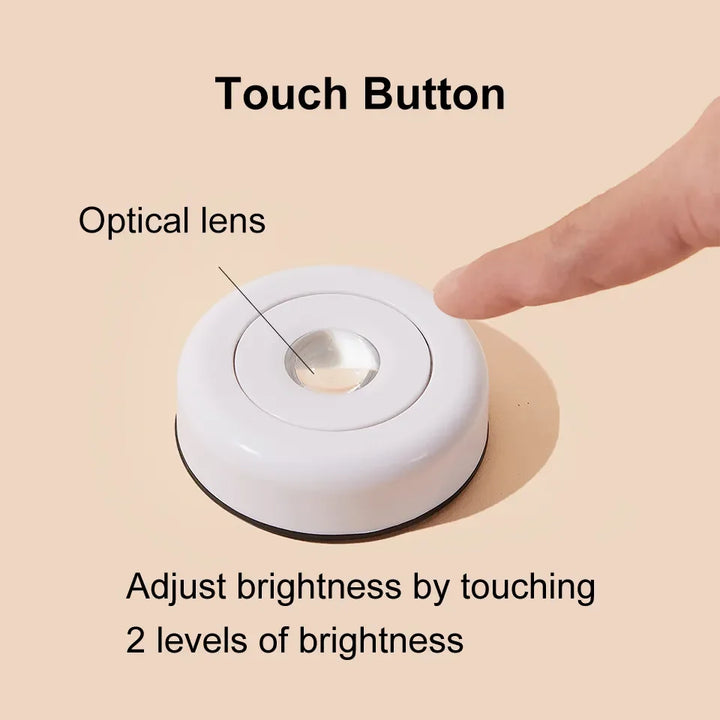 LED wireless cabinet light stick on