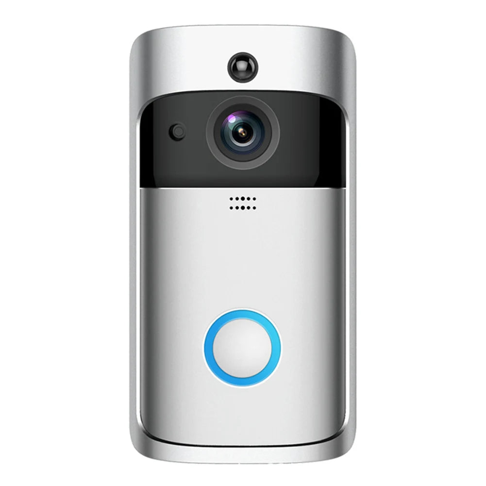 V5 pro WIFI Wireless Smart Doorbell Night VisionVoice Video Intercom Doorbell PIR Motion Detection Security Door Phone Camera