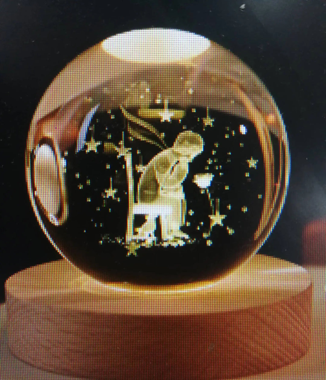 crystal ball night lamp 
