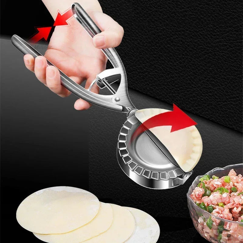 Stainless Steel Dumpling Maker Mold Rolling Dough Dumpling Machine Pressing Dumpling DIY Ravioli Pie Mould Pastry Baking Tools