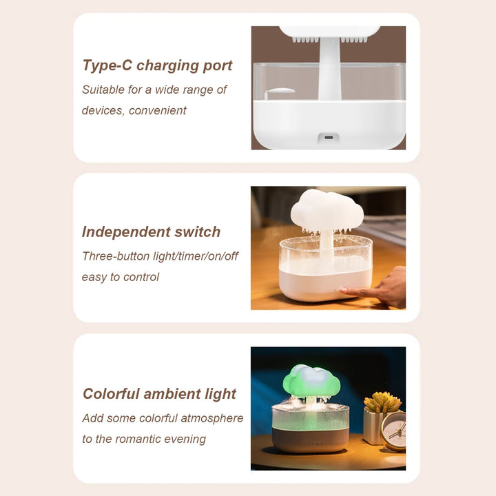 200ml small humidifier for nursery or office
