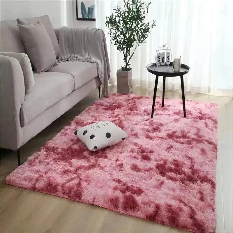Scandinavian style velvet carpet