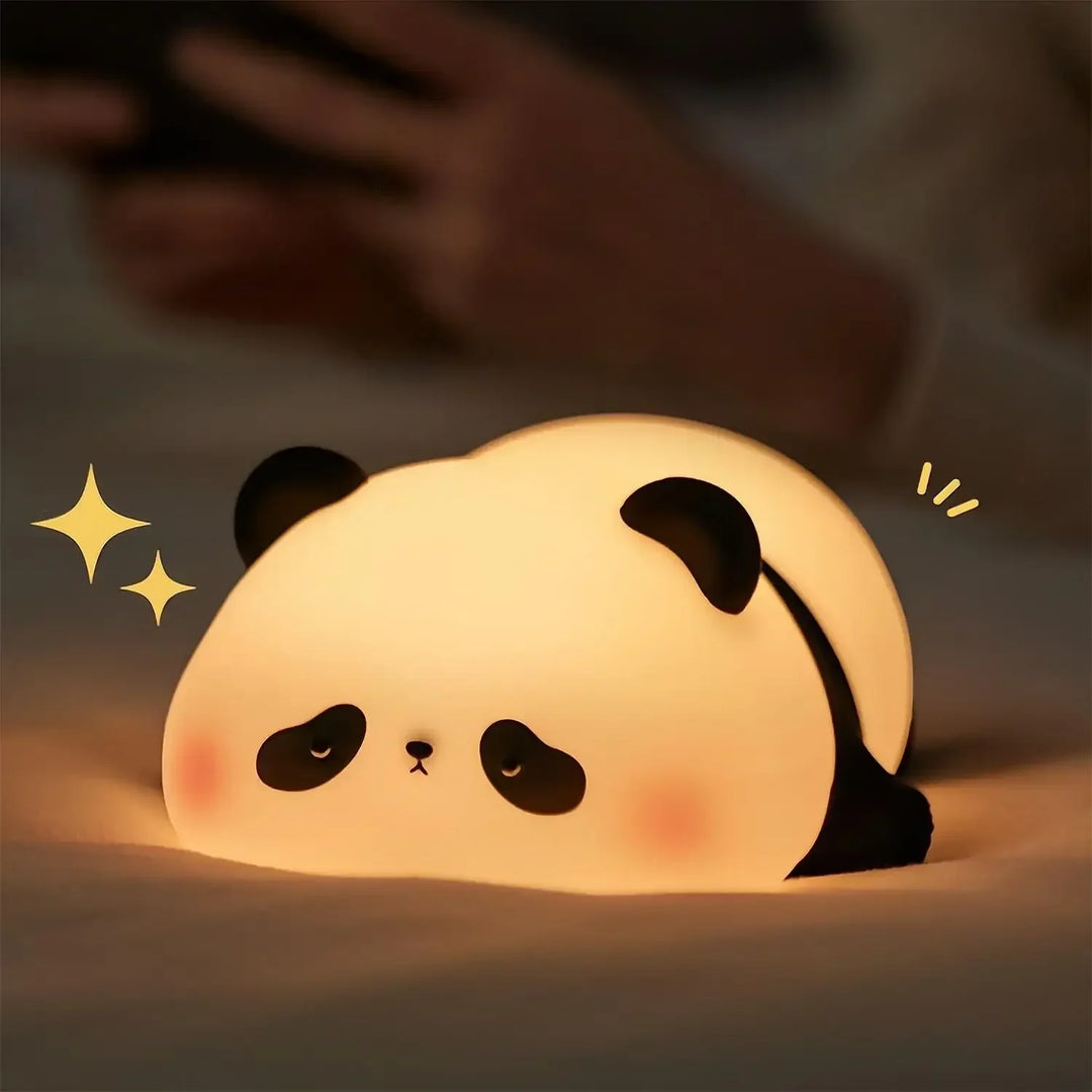 Soft Touch Silicone Night Lamp – Rechargeable Bedside Light USA