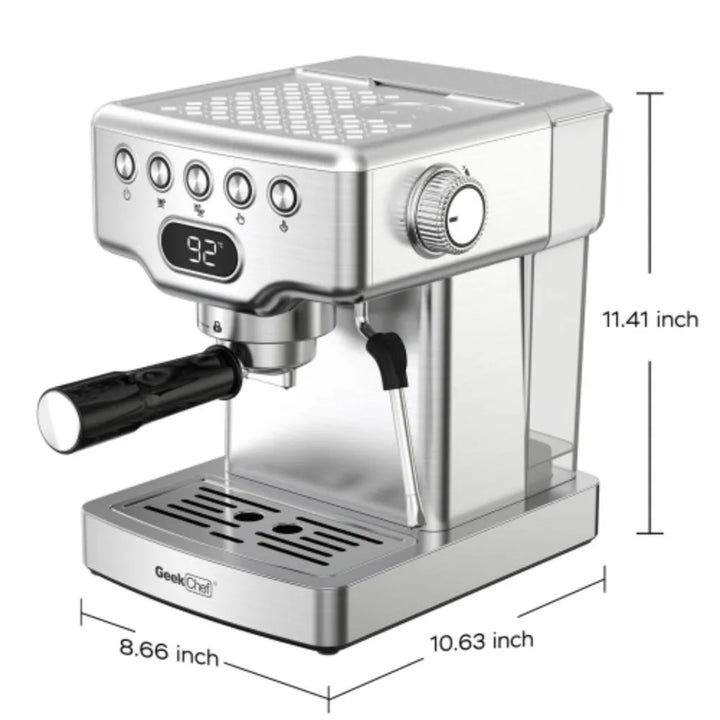 20 bar espresso machine with milk frother for latte,cappuccino,Machiato,for home espresso maker,1.8L Water Tank